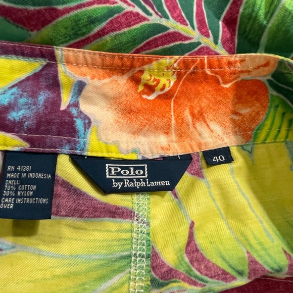 Ralph Lauren POLO Hawaiian Print Board Shorts - size 40 - Picture 3 of 4
